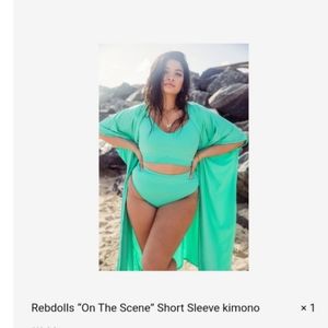NWT-Rebdolls “On The Scene” Short Sleeve kimono